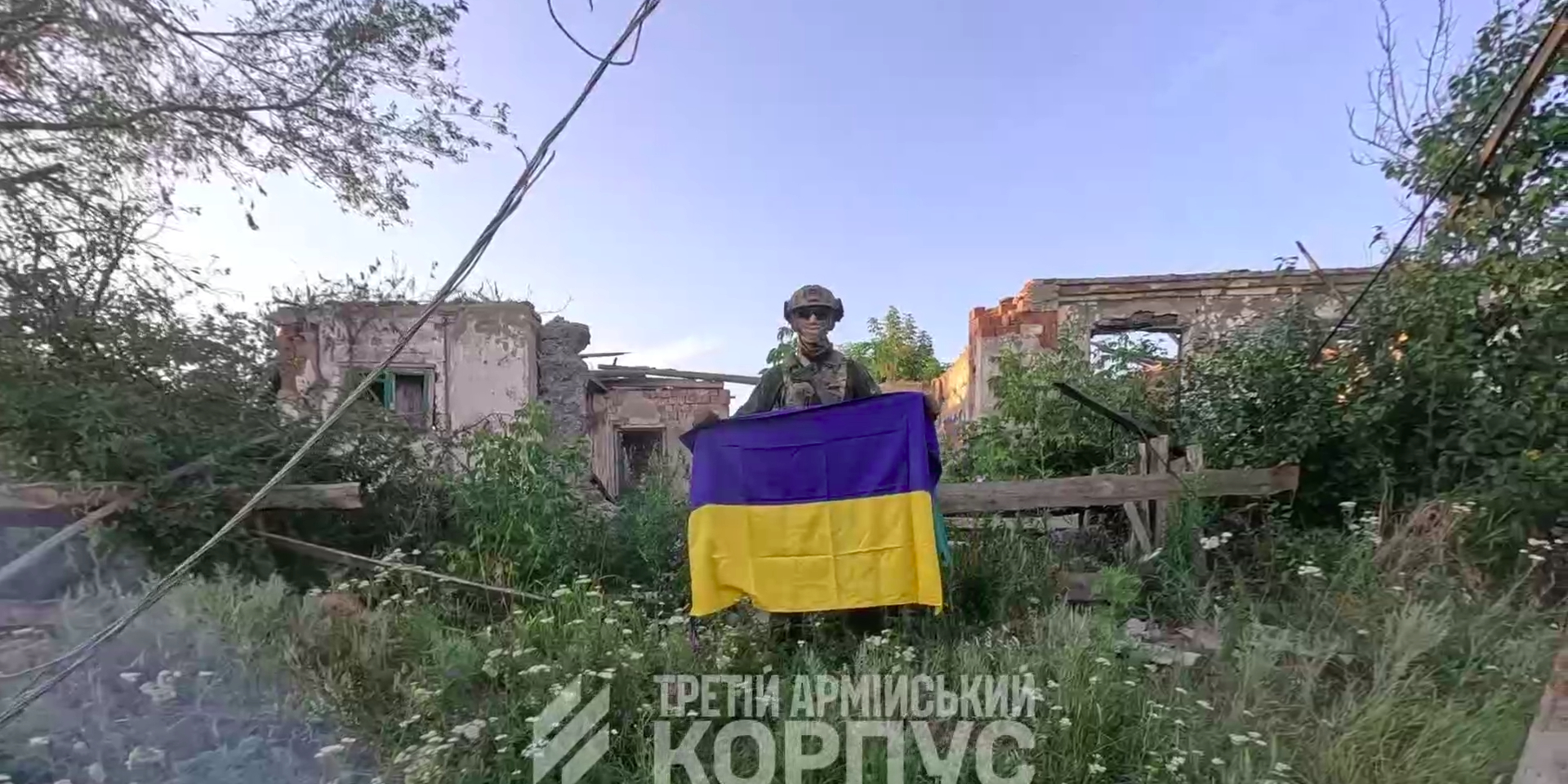 Ukrainian soldier on territory liberated during Operation Vivaldi (Photo: Third Army Corps via Telegram)