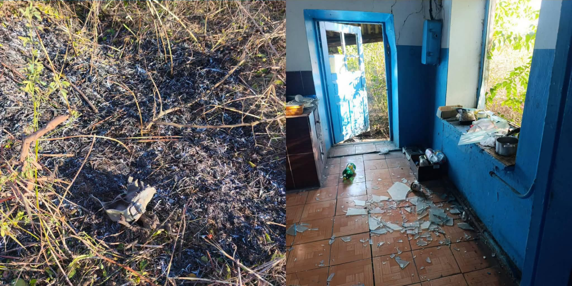 Aftermath of a UAV crash in Moldova, October 3, 2026 (Photo: Poliția Republicii Moldova / Facebook)
