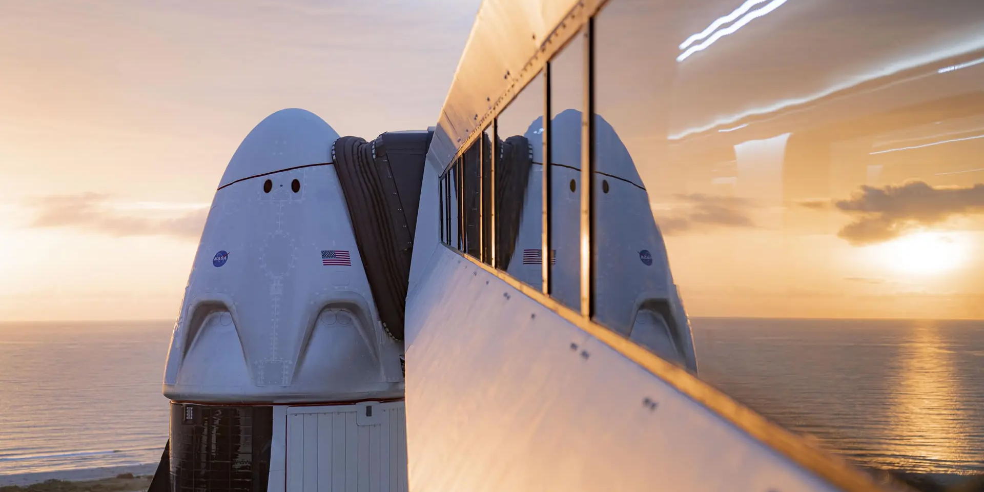 Иллюстрация космического корабля Dragon компании SpaceX (Фото: SpaceX)