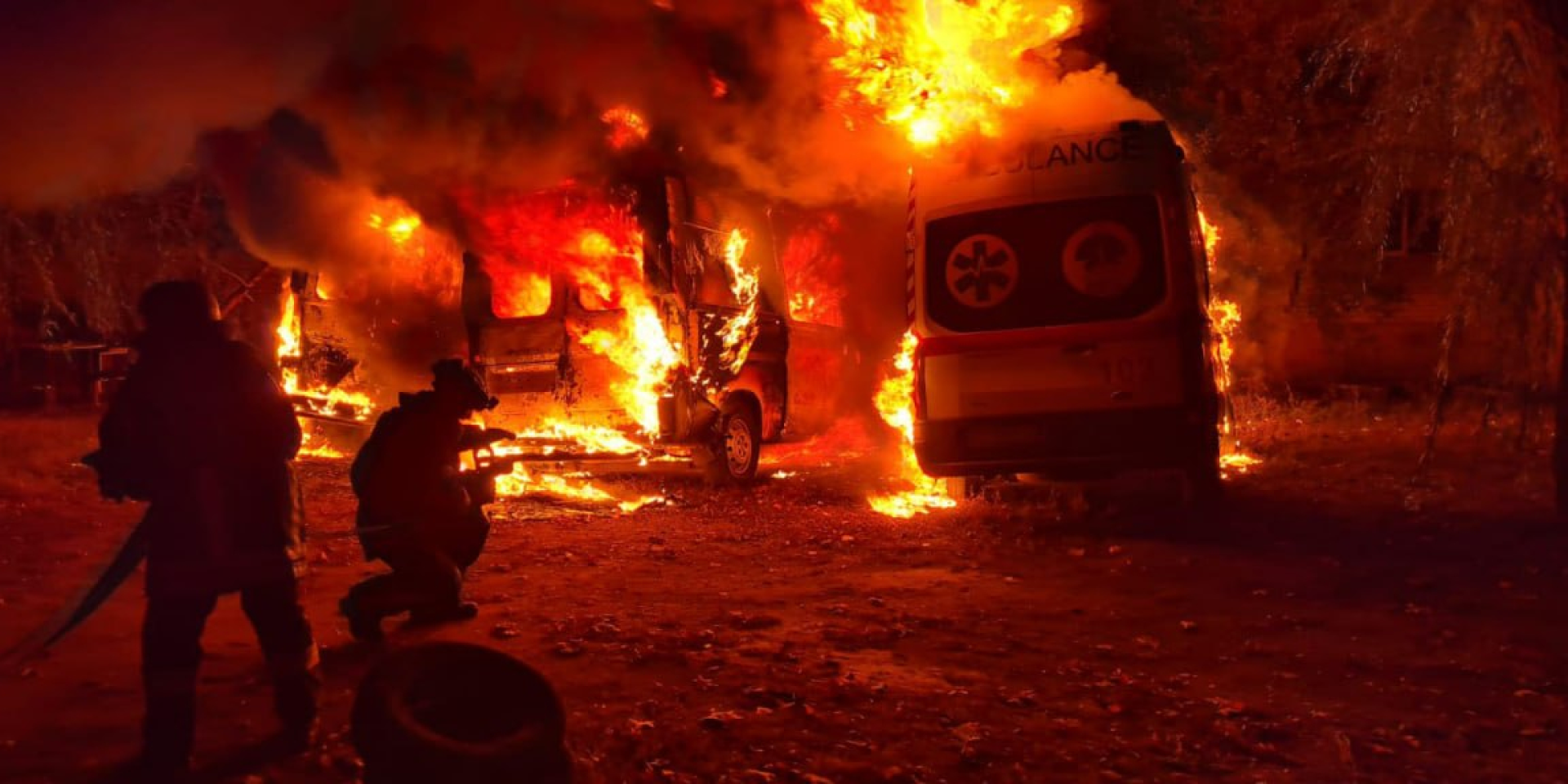 In Kramatorsk, as a result of Russian FPV drone strikes on ambulances (Photo: Donetsk Regional Prosecutor's Office)