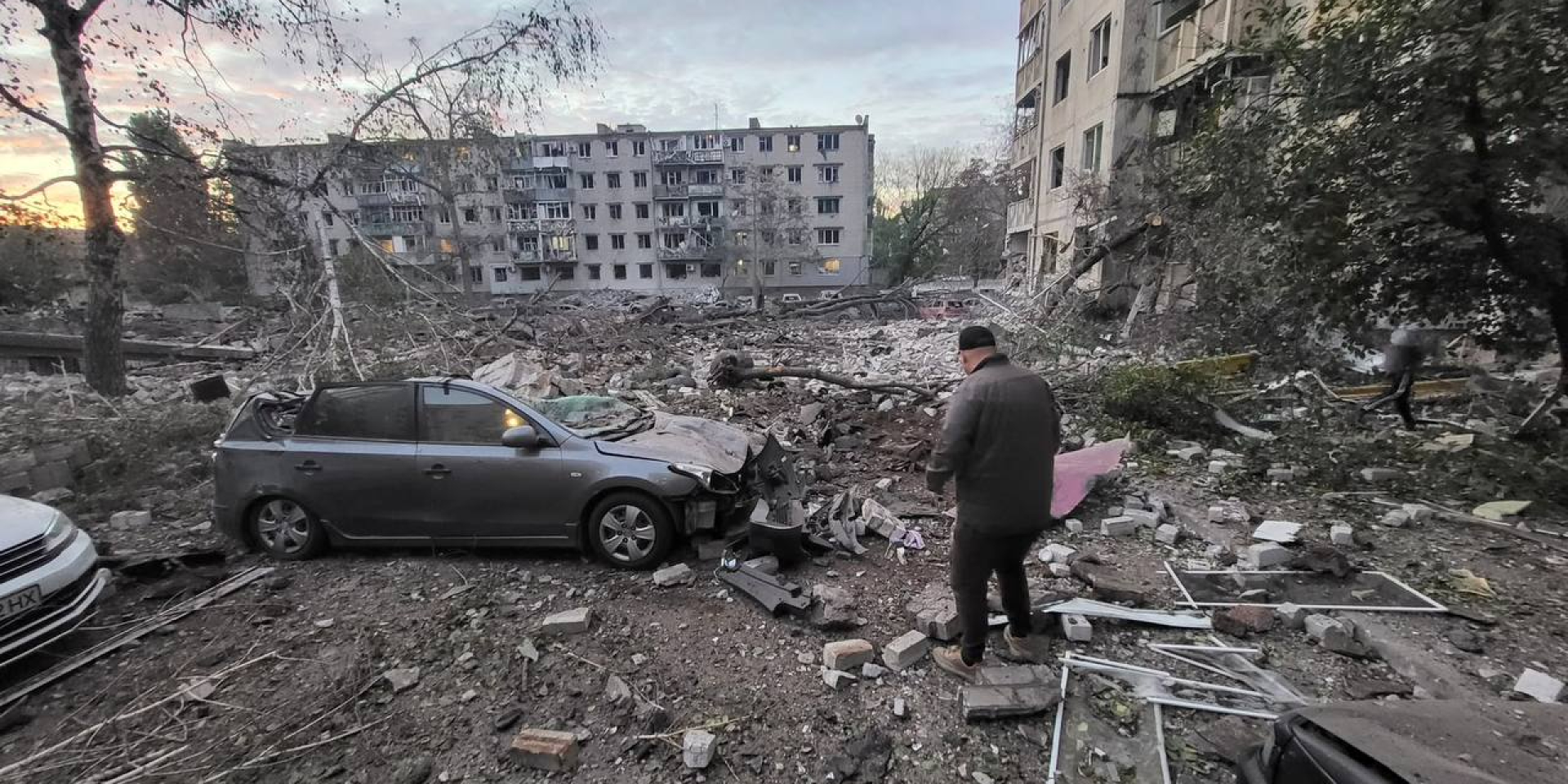 Explosions shook Kremenchuk following a Russian drone and missile attack, October 7, 2026 (Photo: Poltava Regional Military Administration)