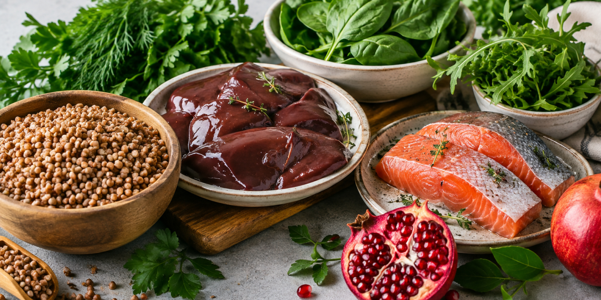 При анемии стоит обращать внимание на питание (Фото: NV Food через ChatGPT — всё)