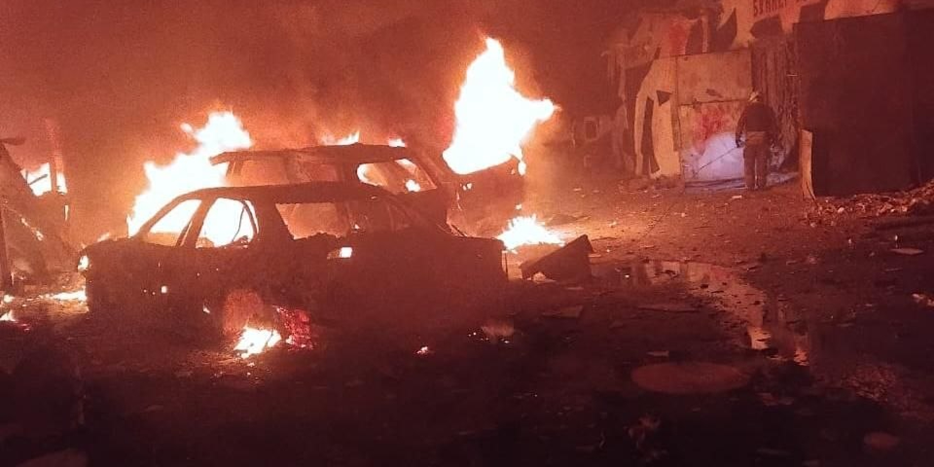 Aftermath of the enemy shelling of the capital (Photo: Kyiv Directorate of the State Emergency Service of Ukraine)