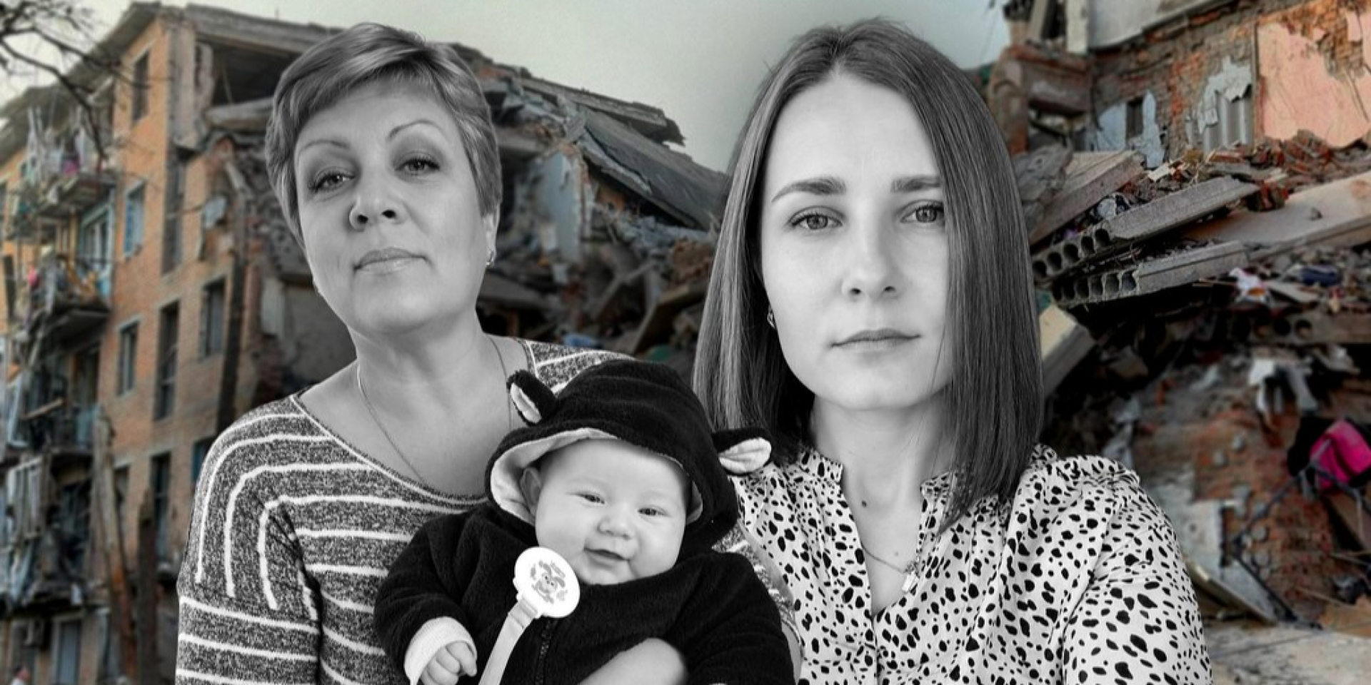 Виктория Бондаренко, её дочь Екатерина Антипенко и внук Александр погибли в результате российского ракетного удара по многоэтажному дому в Прилуках 7 октября (Фото: Суспільне Чернігів / Instagram Виктории Бондаренко и Екатерины Антипенко)
