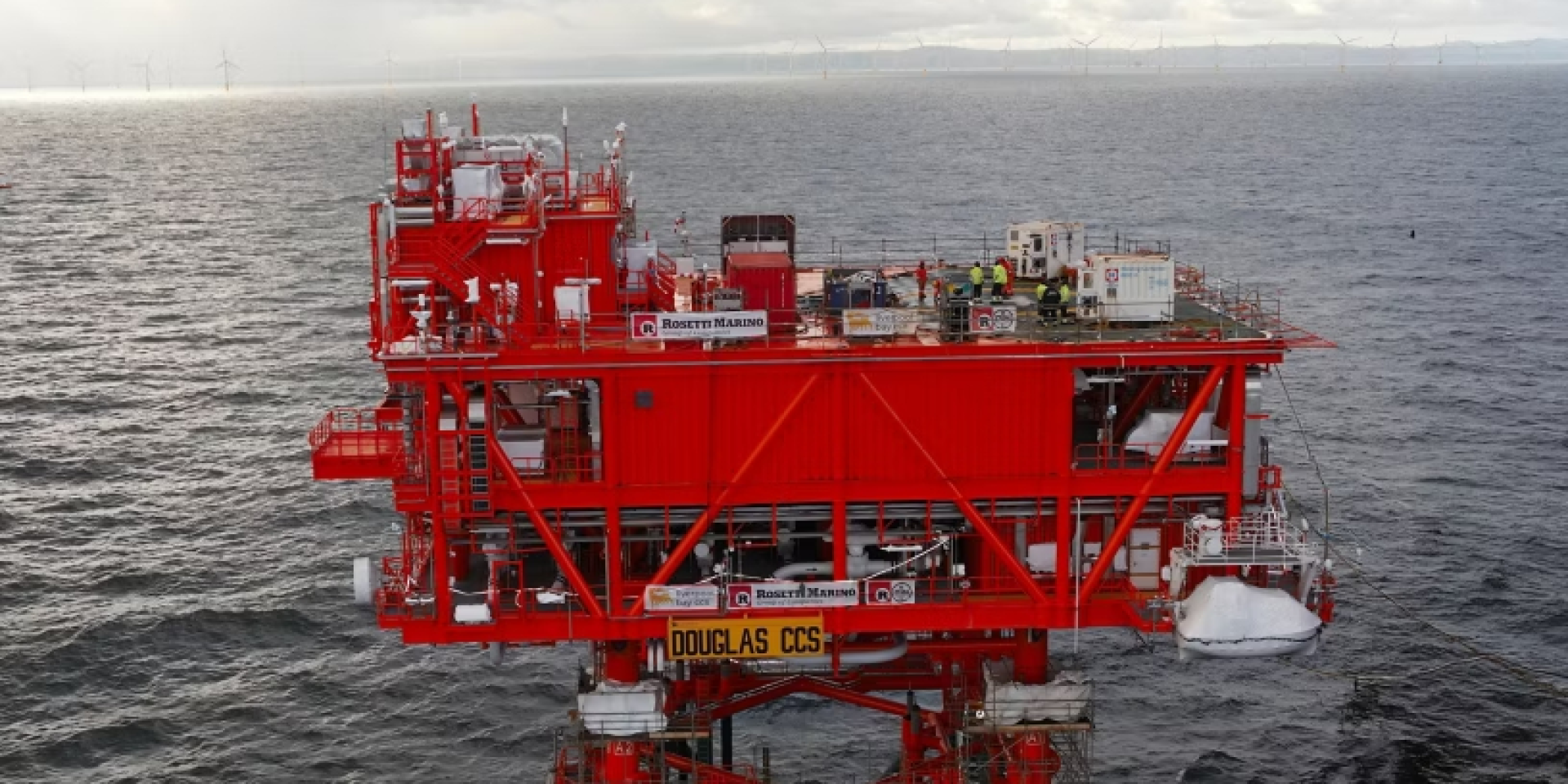 Новая платформа для декарбонизации промышленности в Ирландском море (Фото: Eni)
