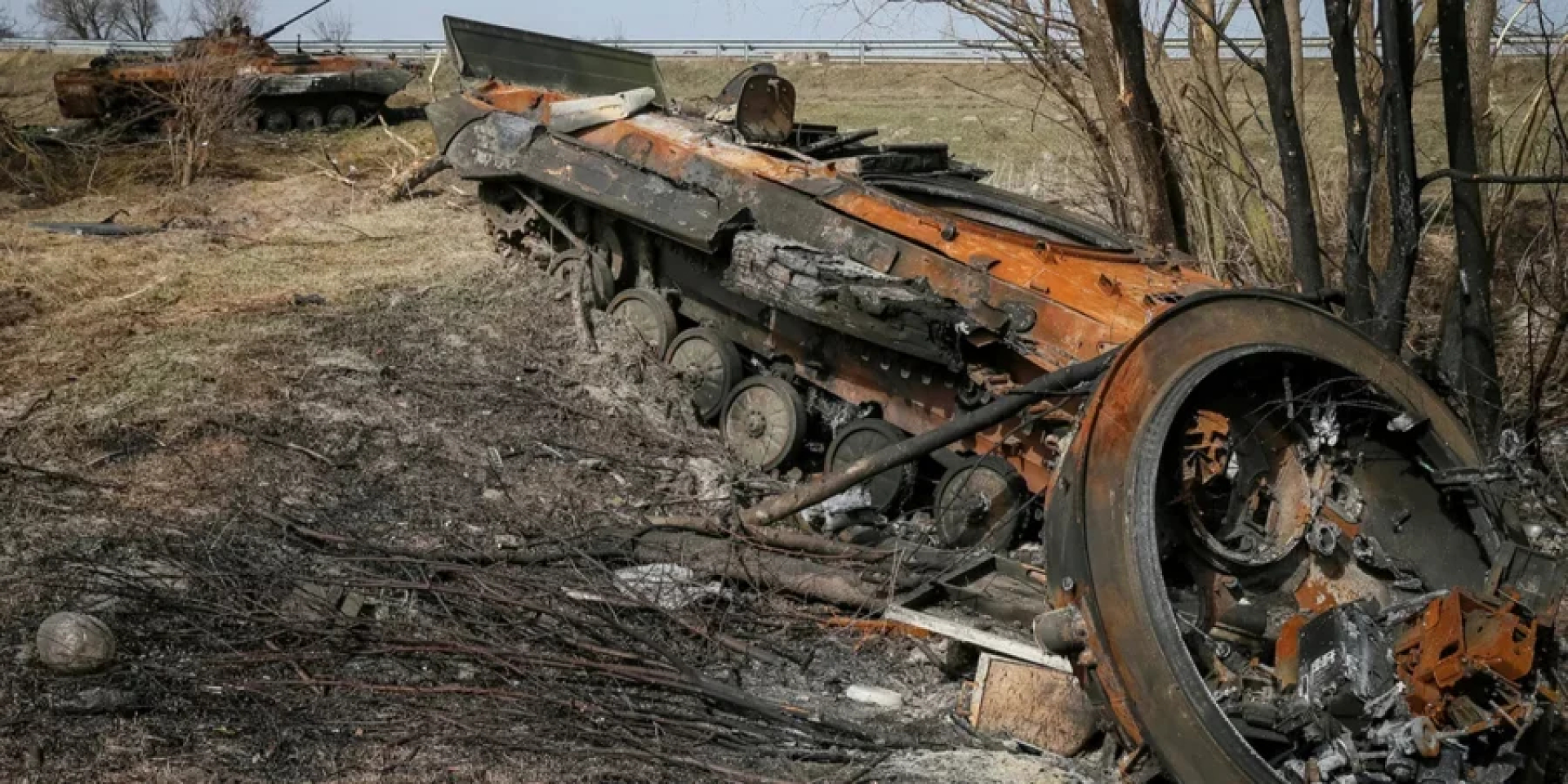 Destroyed Russian military equipment (Photo: REUTERS/Gleb Garanich)