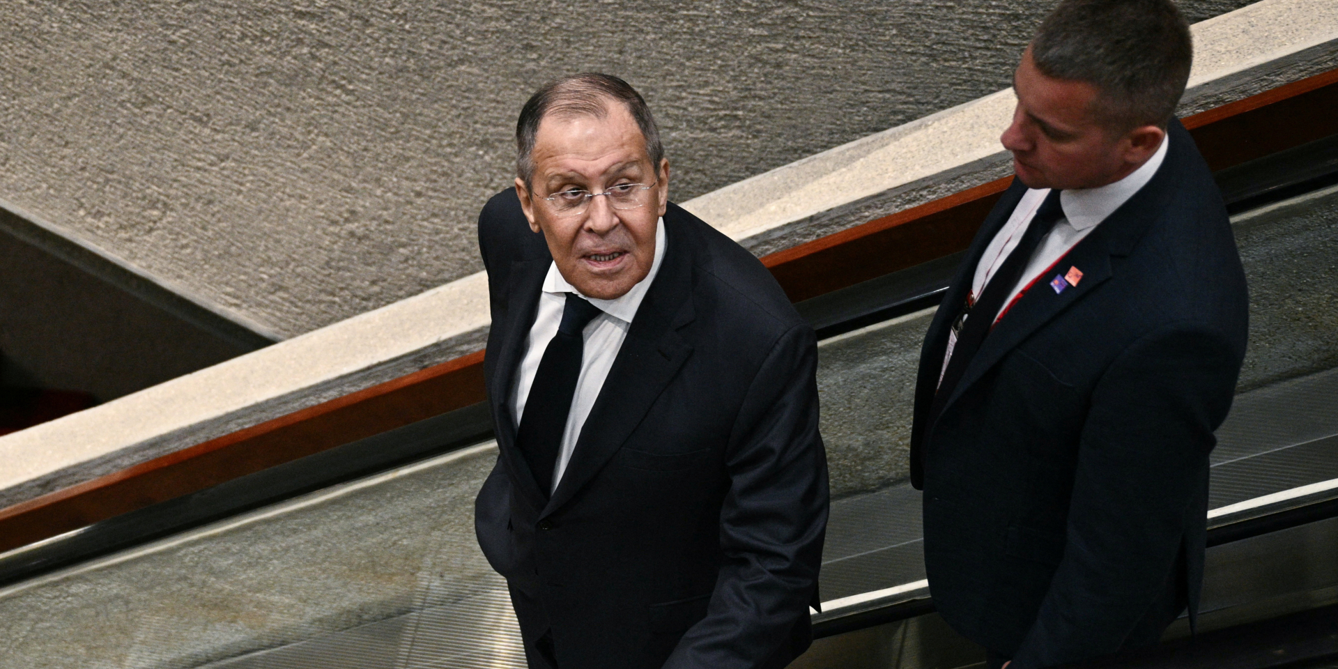 Russian Foreign Minister Sergey Lavrov after a meeting with U.S. Secretary of State Marco Rubio, July 23, 2026. (Photo: BRENDAN SMIALOWSKI/Pool via REUTERS)