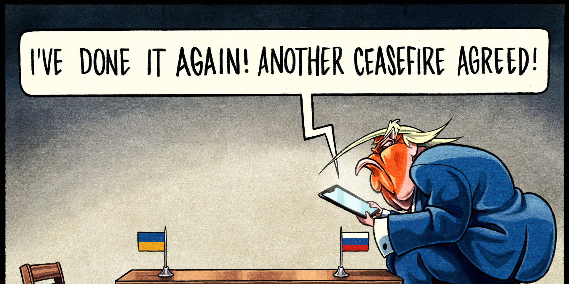 Нова карикатура на Трампа у виданні The Guardian (Фото: Ben Jennings/The Guardian)