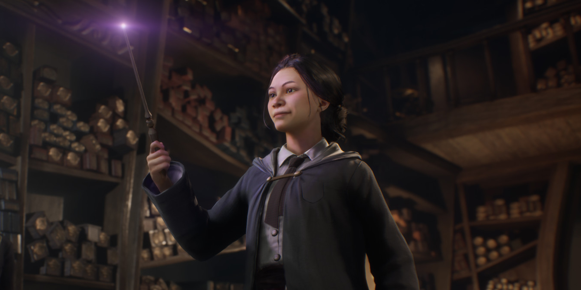 Нейронный рендеринг Nvidia добрался до мира Хогвартса (Фото: Avalanche Software / Warner Bros. Games)