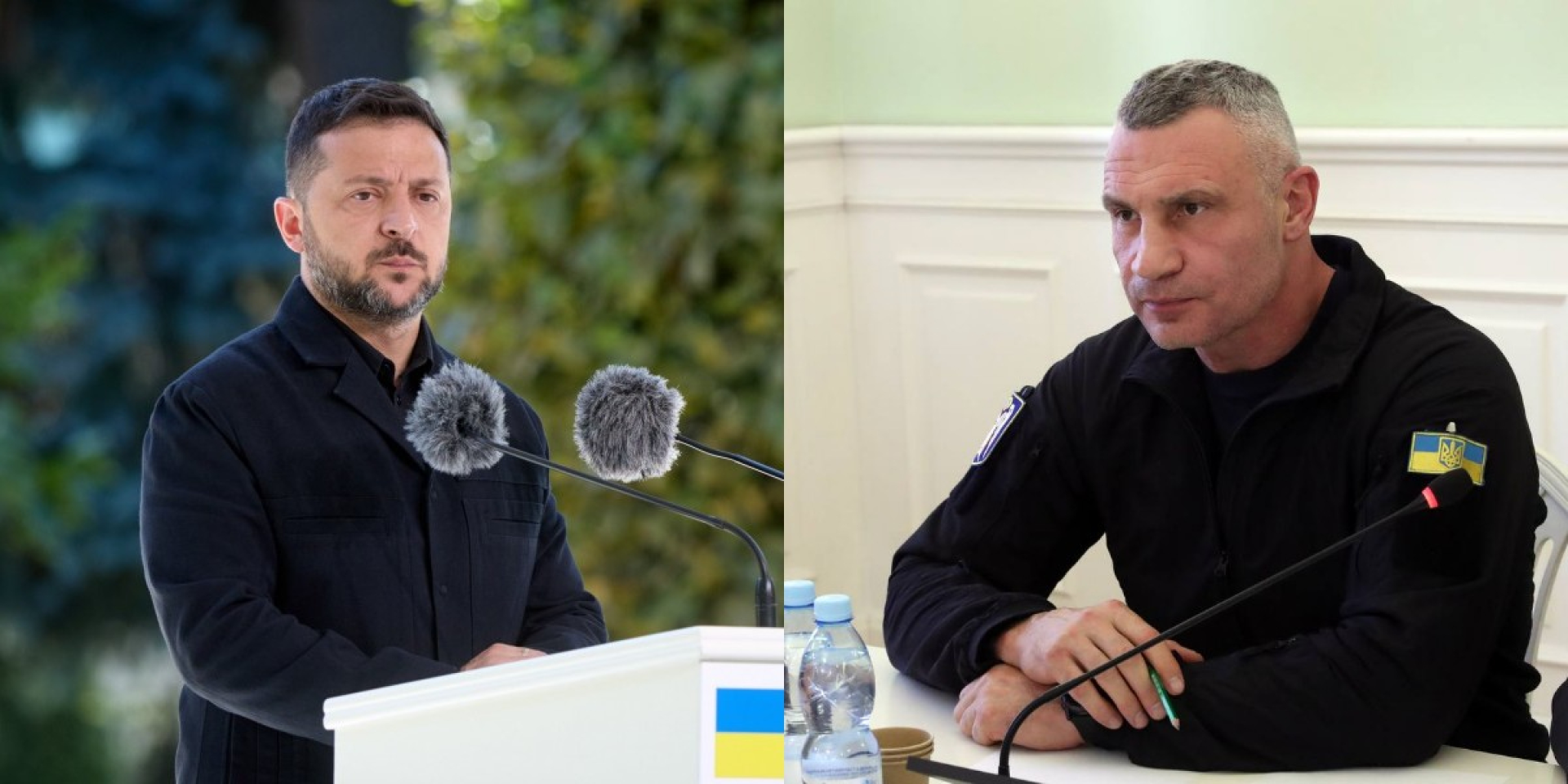 Volodymyr Zelenskyy and Vitali Klitschko (Photo: president.gov.ua, Віталій Кличко via Telegram)