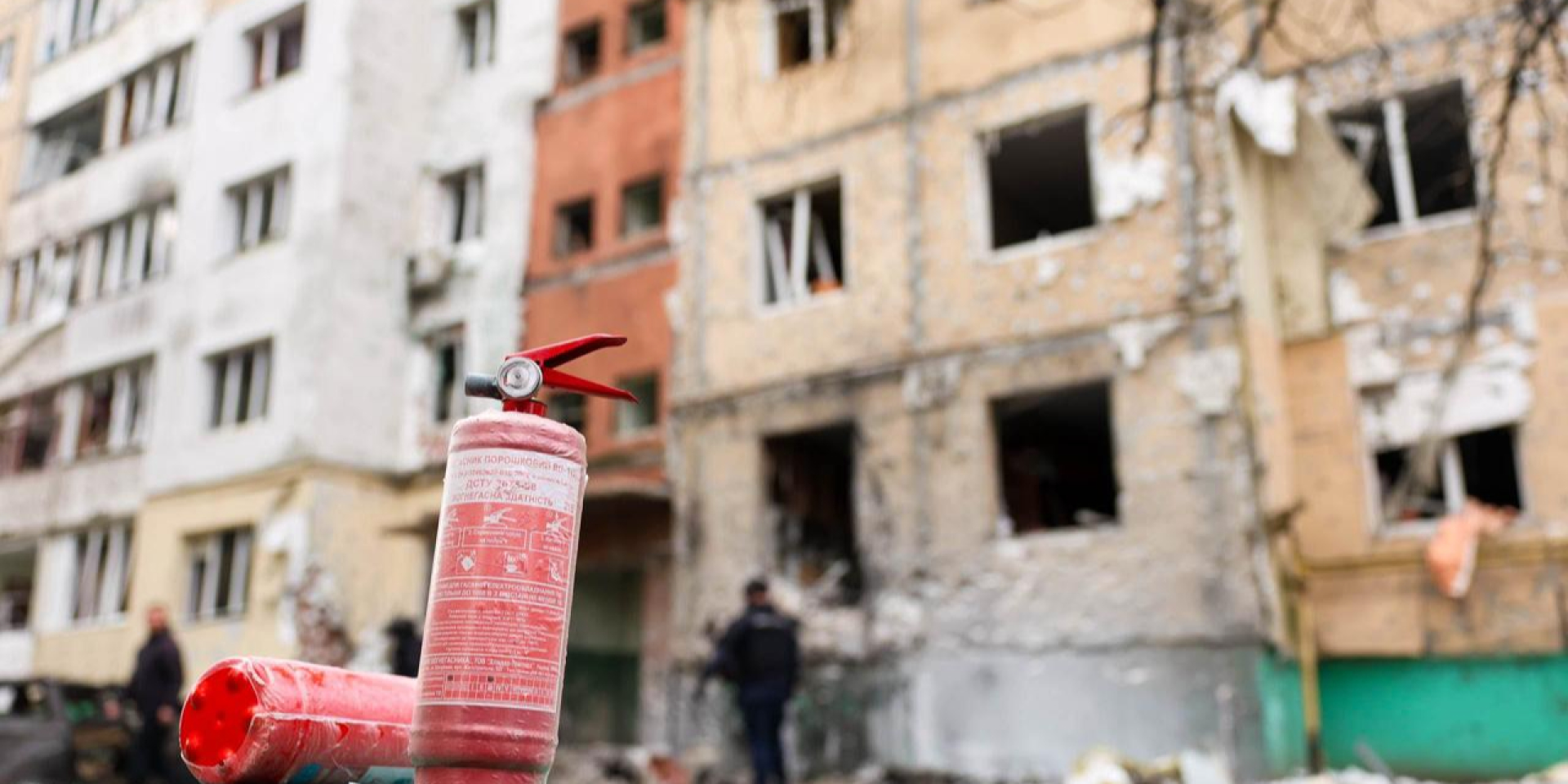 Aftermath of enemy shelling (Photo: Department of the State Emergency Service in Rivne Oblast)
