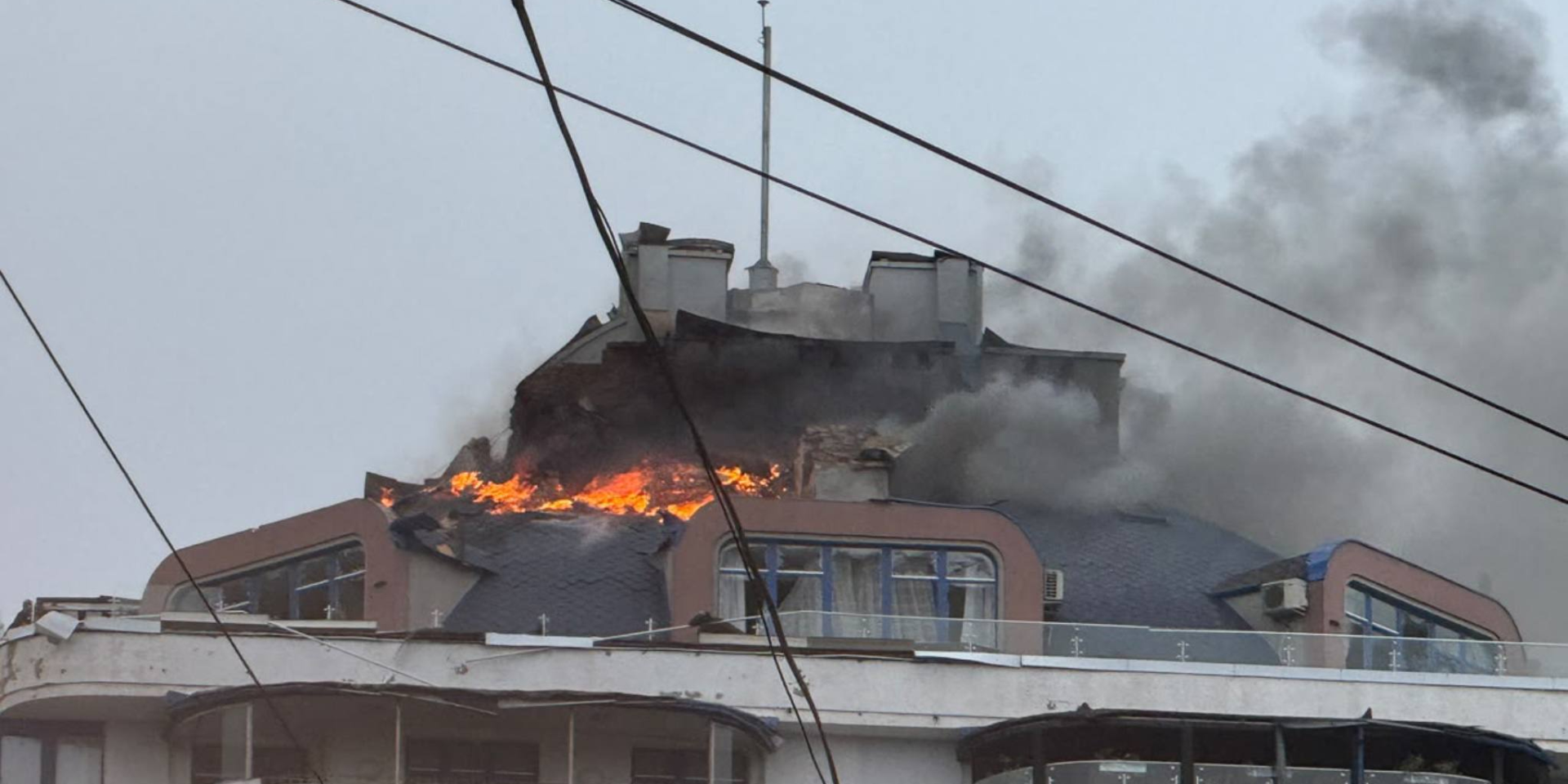 Russians attacked a high-rise building in Odesa (Photo: Oleh Kiper / Telegram)