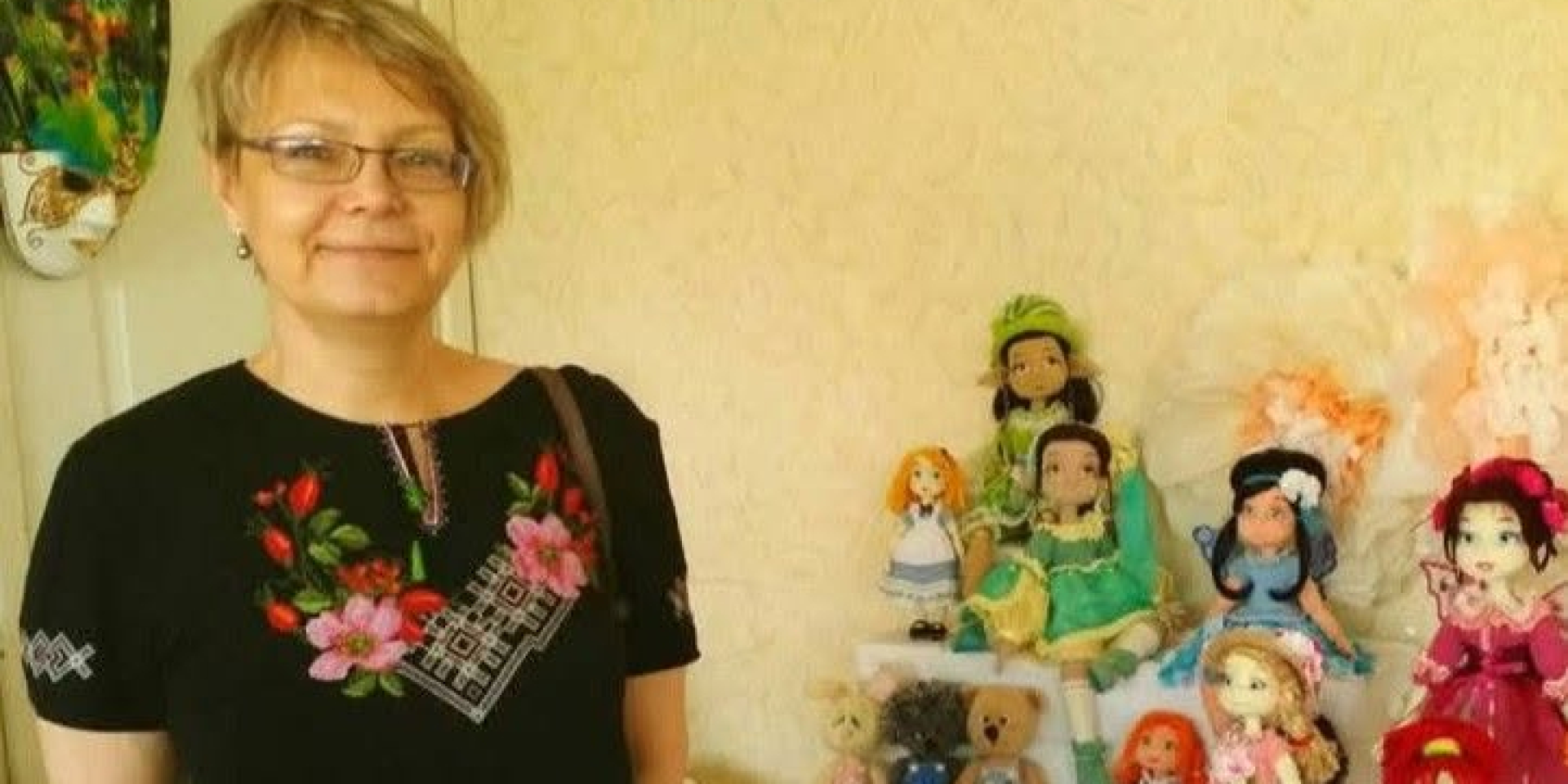 В Запорожье в результате российской атаки погибла мастерица вязаных кукол Зоя Самофал (Фото: Facebook/Біла птаха. Творча студія)