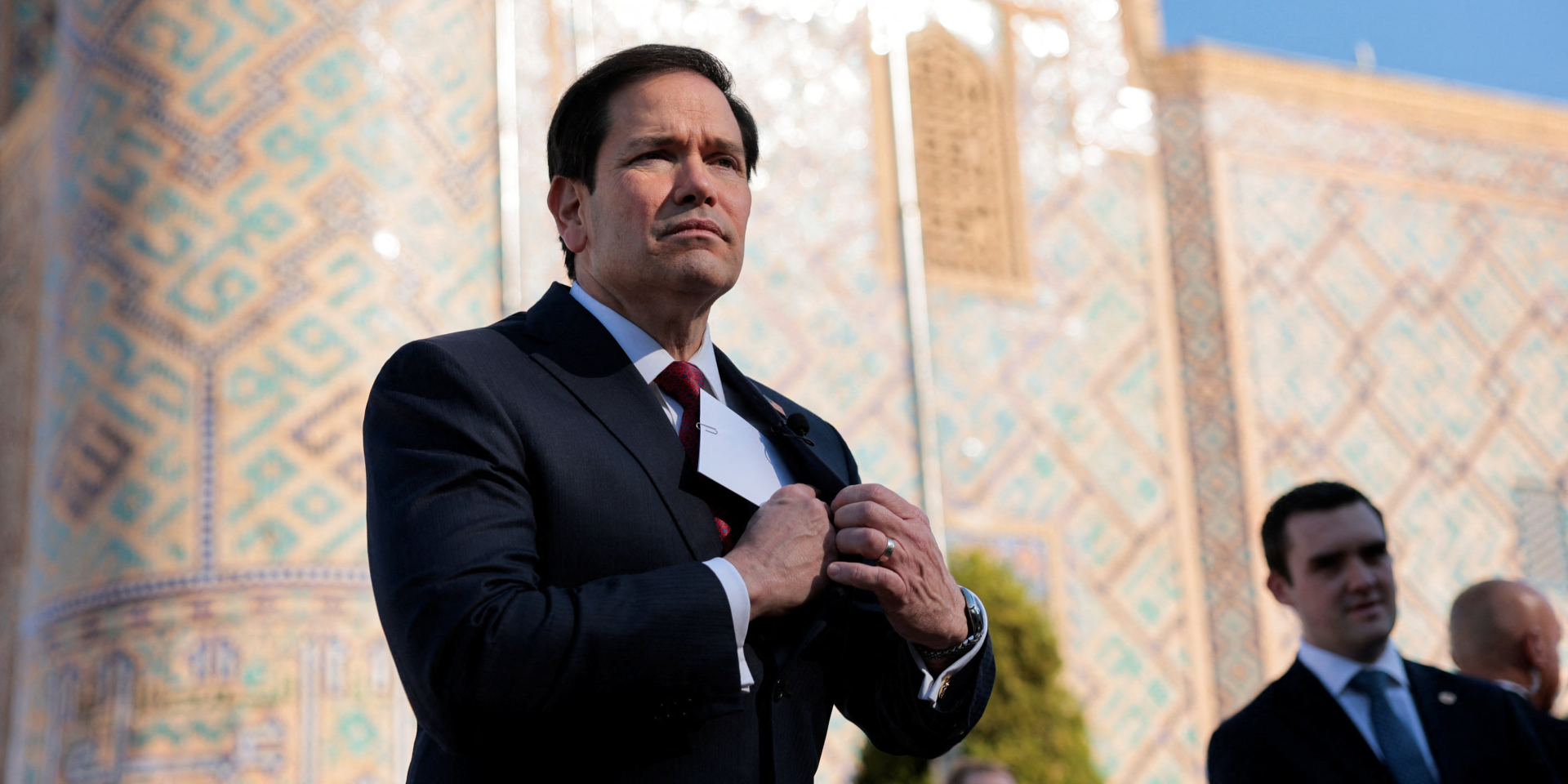Marco Rubio did not confirm a halt to intelligence sharing with Ukraine. (Photo: REUTERS/Kylie Cooper/Pool)