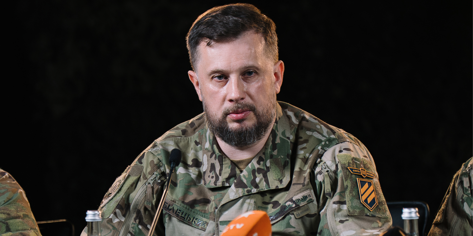 Командующий группировкой войск Центр Андрей Билецкий провел закрытую встречу с журналистами (Фото: Пресс-служба 3-го АК)