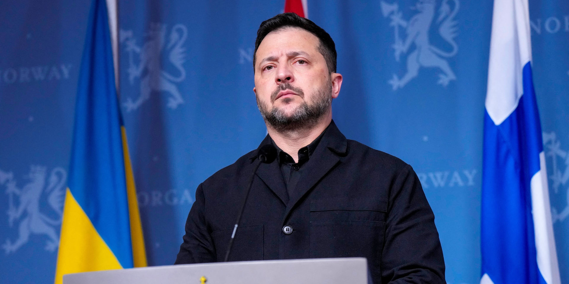 Volodymyr Zelenskyy (Photo: NTB/Cornelius Poppe/via REUTERS)