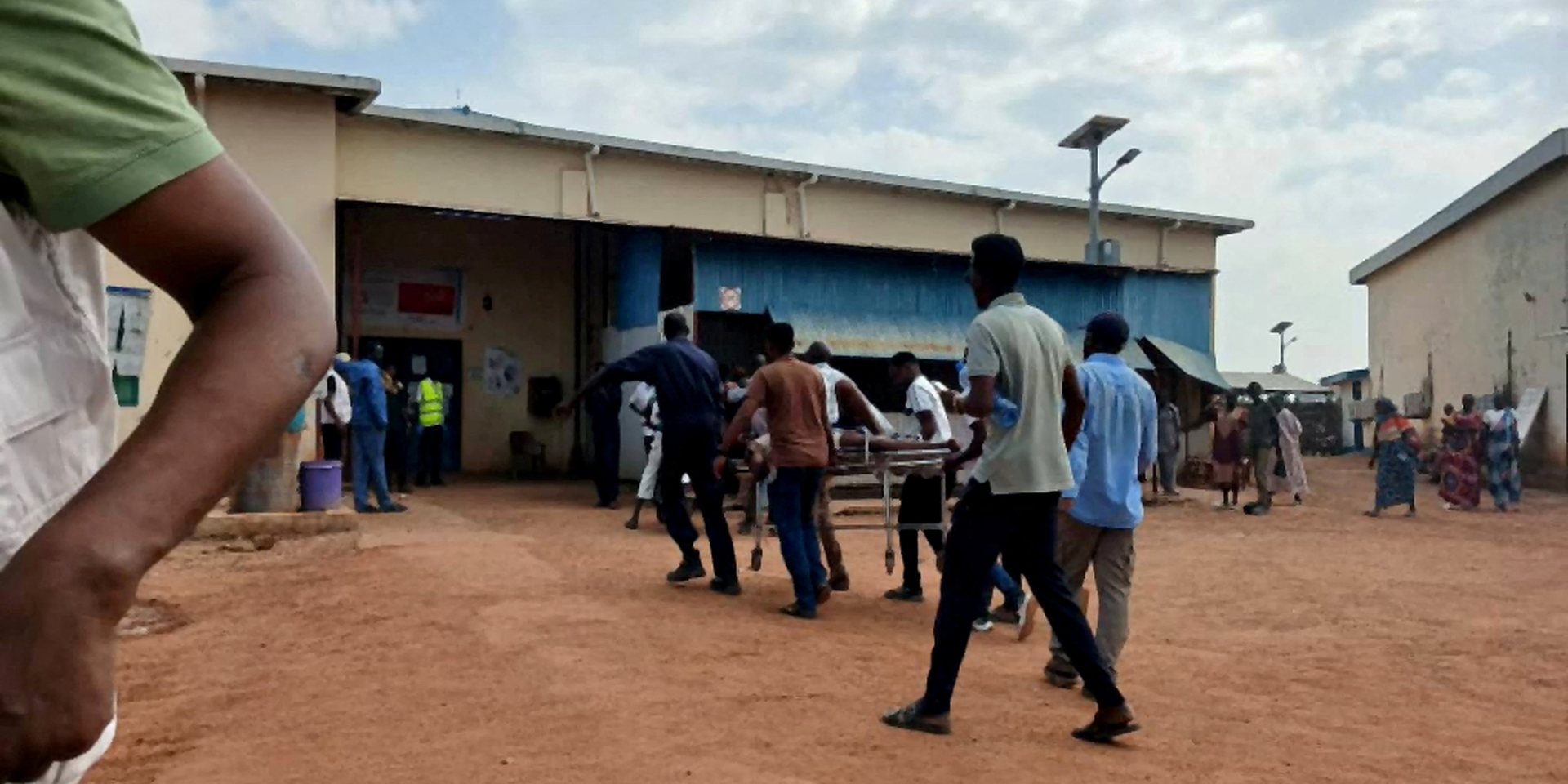 Sudanese military drone strikes blasted a bustling open-air market and adjacent fuel depot in the contested border region of Abyei (Photo: Medecins Sans Frontieres/Handout via REUTERS)