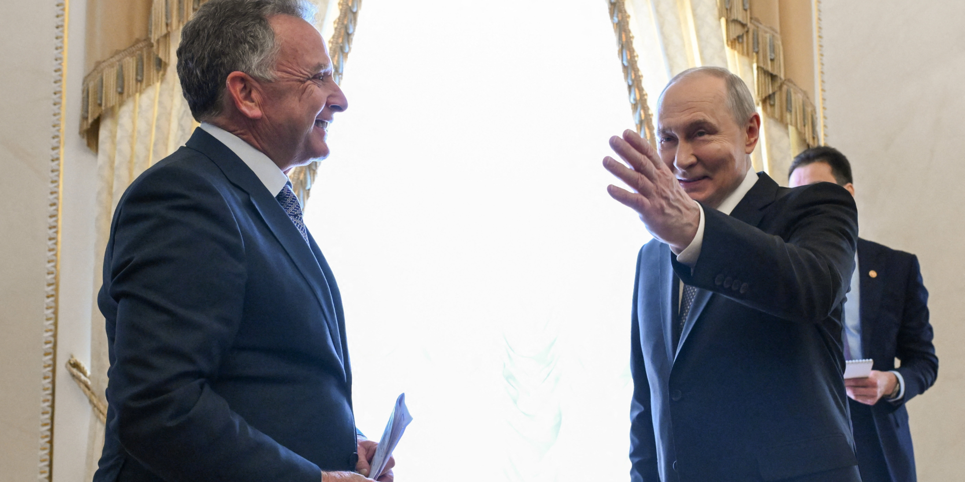 Trump’s special envoy Steve Witkoff arrived in St. Petersburg for a meeting with Russian dictator Vladimir Putin. (Photo: Reuters)