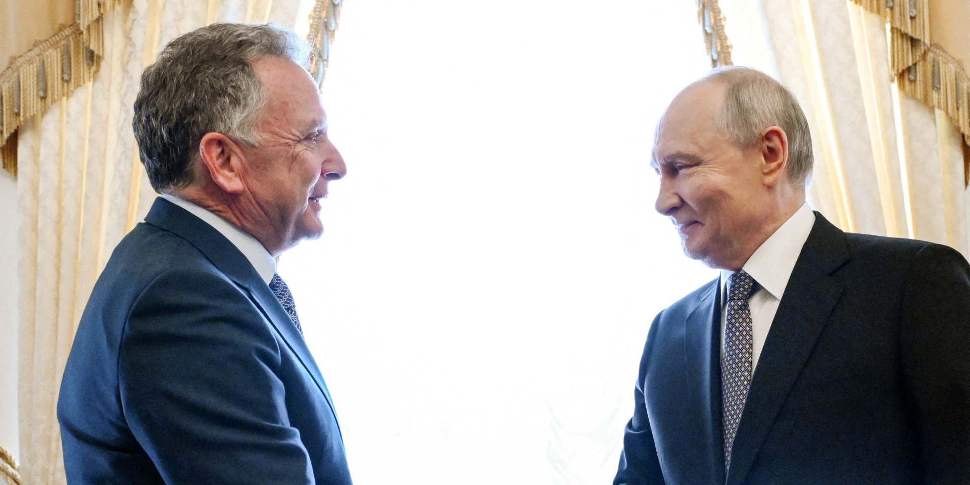Steve Witkoff and Vladimir Putin (Photo: Sputnik/Kristina Solovyova/Pool via REUTERS)