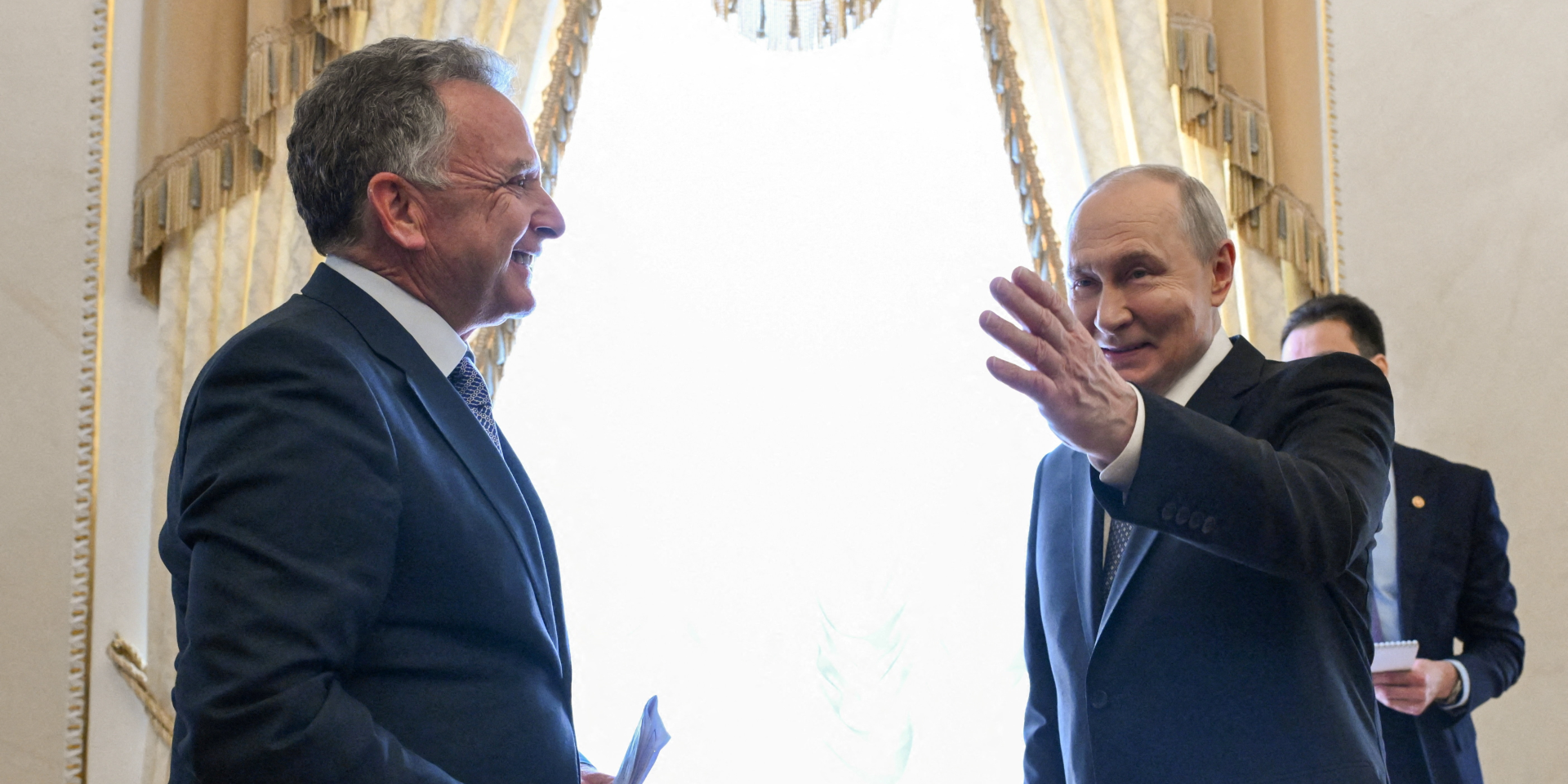 Trump special envoy Steve Witkoff and Russian dictator Vladimir Putin (Photo: Sputnik/Kristina Solovyova/Pool via REUTERS)