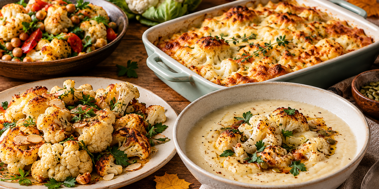 Наслаждаться блюдами из цветной капусты можно хоть круглый год (Фото: NV Food через ChatGPT)