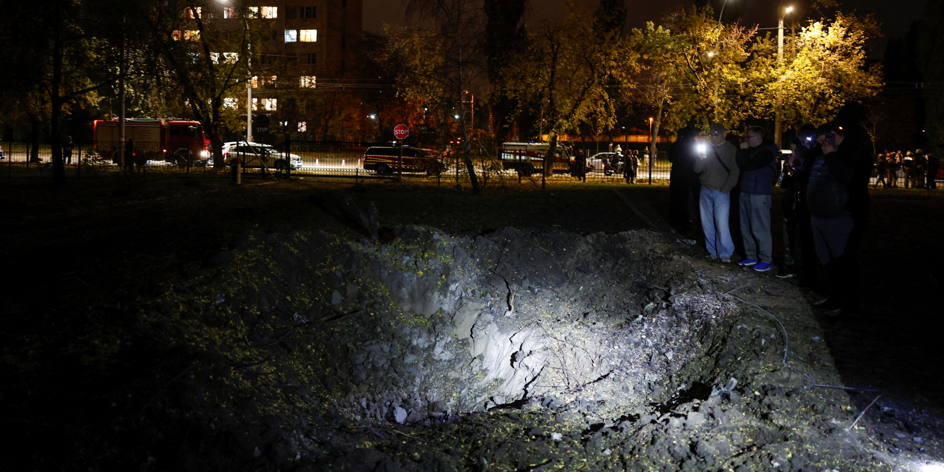 Russian missile barrage leaves trail of destruction across Kyiv — photo