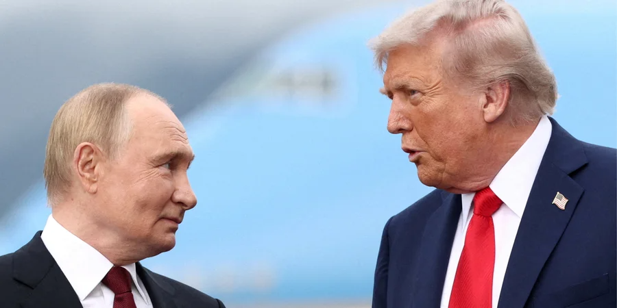 Кремлевский диктатор Владимир Путин и президент США Дональд Трамп (Фото: REUTERS/Kevin Lamarque)