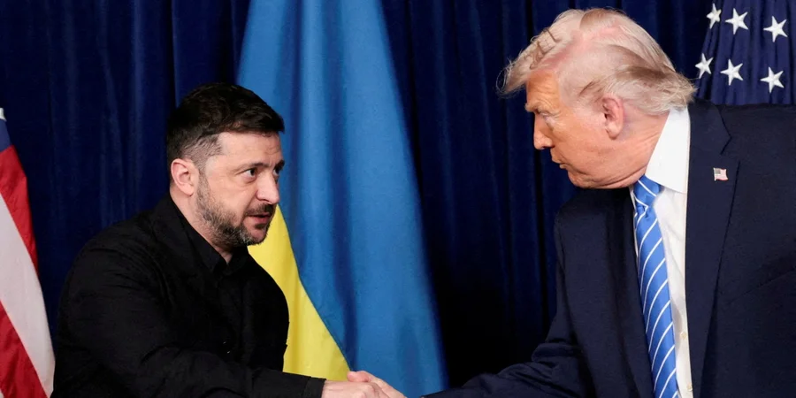 Volodymyr Zelenskyy and Donald Trump (Photo: REUTERS/Jonathan Ernst)
