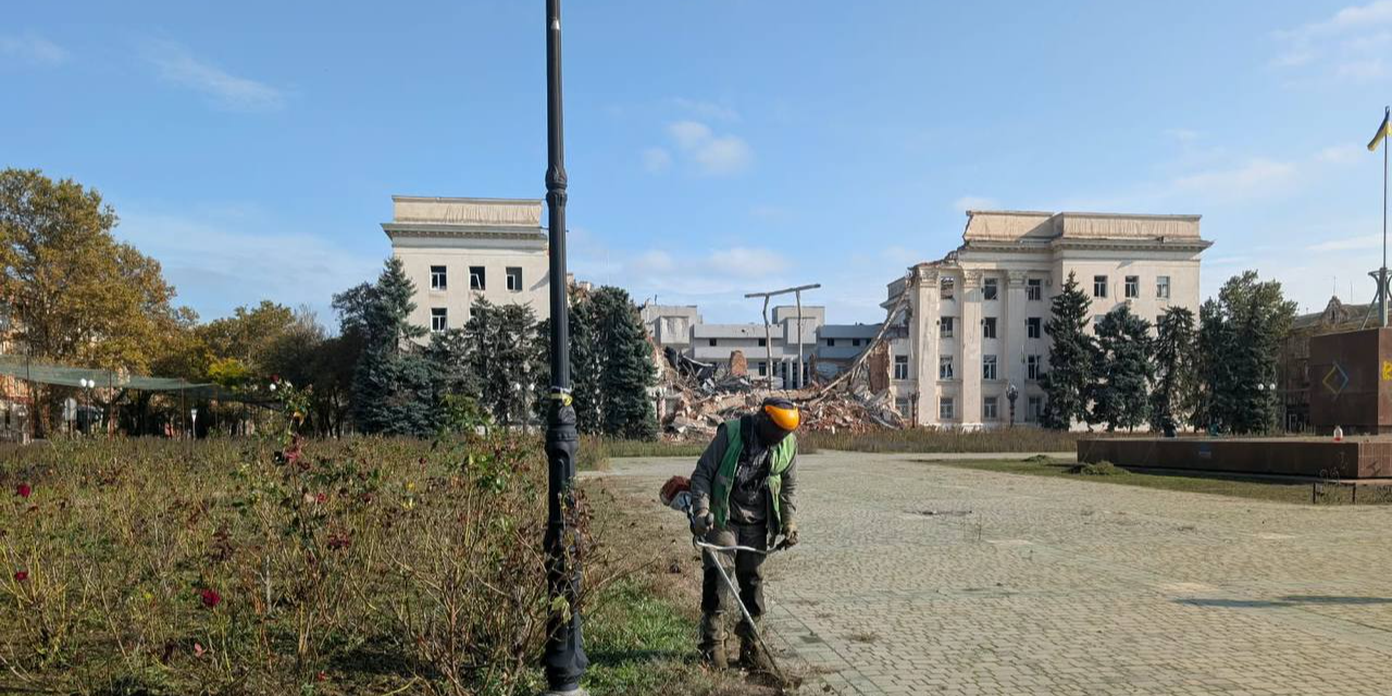 The city of Kherson during a ceasefire, October 28, 2026 (Photo: Dmytro Lubinets / Telegram)