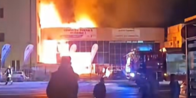 An arson attack occurred at a factory in Brașov, Romania, on September 14 (Photo: Serviciul Român de Informații / Facebook / screenshot)
