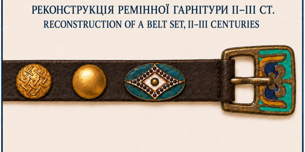 Так мог выглядеть трофейный пояс сарматского всадника (Фото: bsmu.edu.ua)