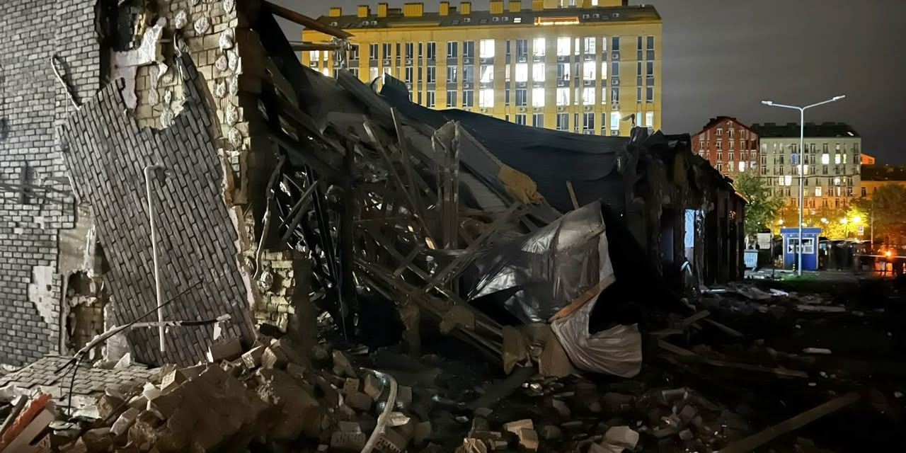The aftermath of Russian attack on Kyiv (Photo: Kyiv SES)