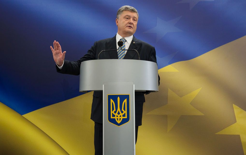 Петро Порошенко під час прес-конференції (Фото: Фото: прес-служба президента)