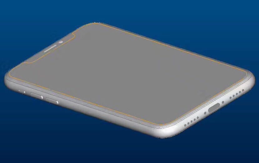 Рендер нового iPhone (Фото: Иллюстрация: twitter.com/VenyaGeskin1)