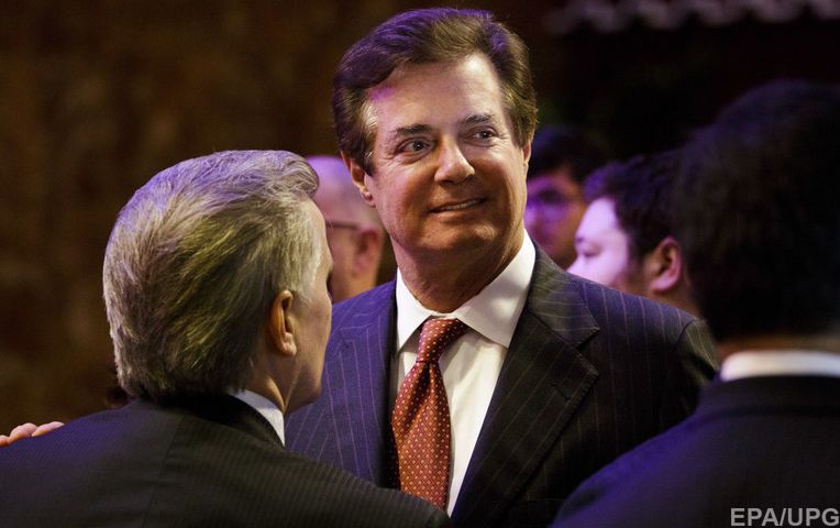 Пол Манафорт во время предвыборной кампании Трампа