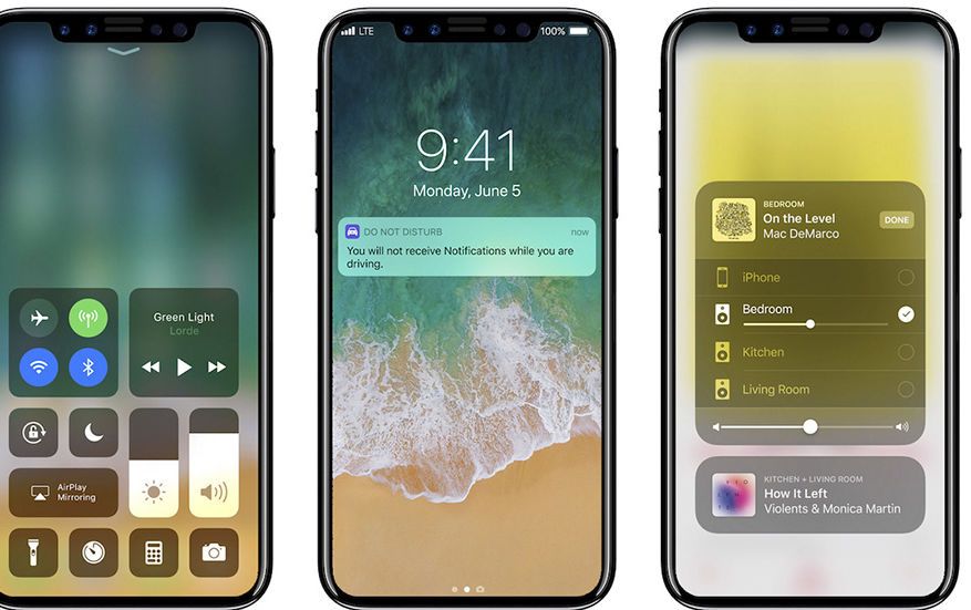 Рендер смартфона iPhone 8 (Фото: Иллюстрация: macrumors.com)