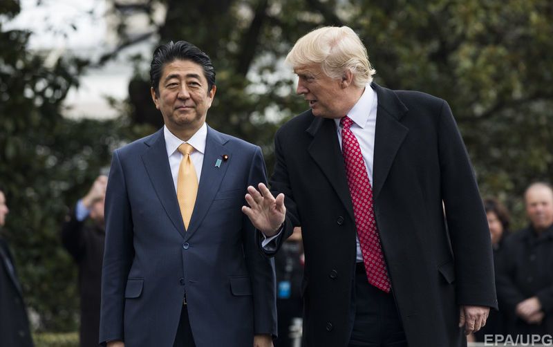 Синдзо Абэ и Дональд Трамп