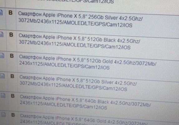 Спецификации смартфонов Apple (Фото: Фото: twitter.com/VenyaGeskin1)