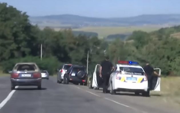 По данным СМИ, штраф полицейские на выписывали (Фото: Скриншот с видео)