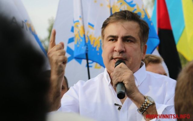 Михеил Саакашвили встретился с&nbsp;винничанами&nbsp; (Фото:  Фото: Винниця.info )