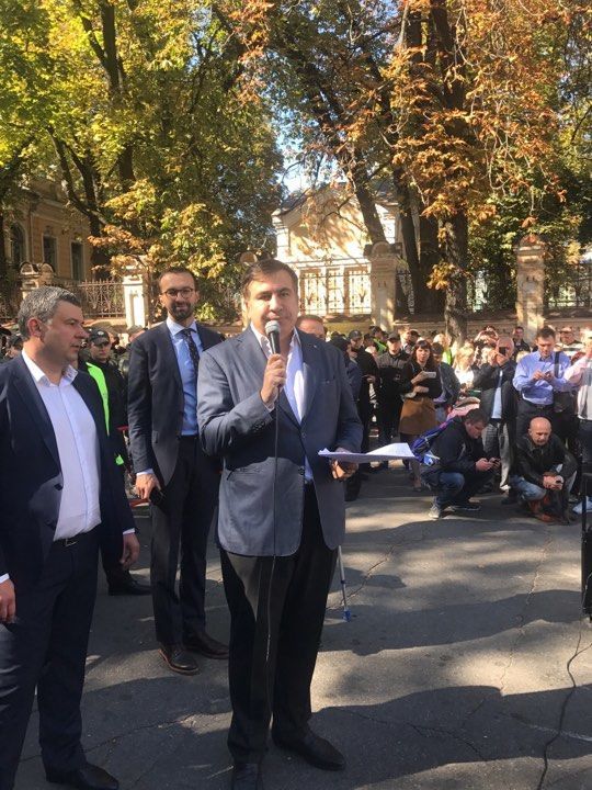 Саакашвили требует предоставить документы, на основании которых его лишили гражданства (Фото: Фото: Украинская правда)