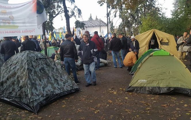 Силовики заверили, что митинг может продолжаться (Фото: Фото: Kristina Berdynskykh/Facebook)