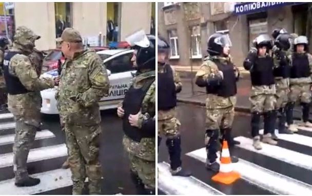 Поліція оточила територію і нікого не пропускає