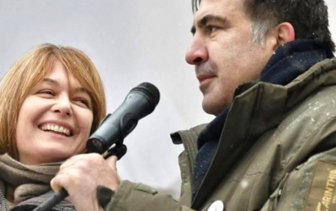 Cупруга Саакашвили Сандра Рулофс может стать его главным спикером и публичным представителем (Фото: Фото: Sandra Roelofs via Facebook)