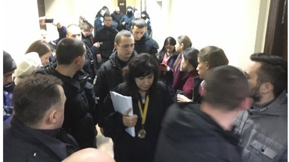 Дело об избрании Саакашвили меры пресечения рассматривала судья Лариса Цокол (Фото: BBC)
