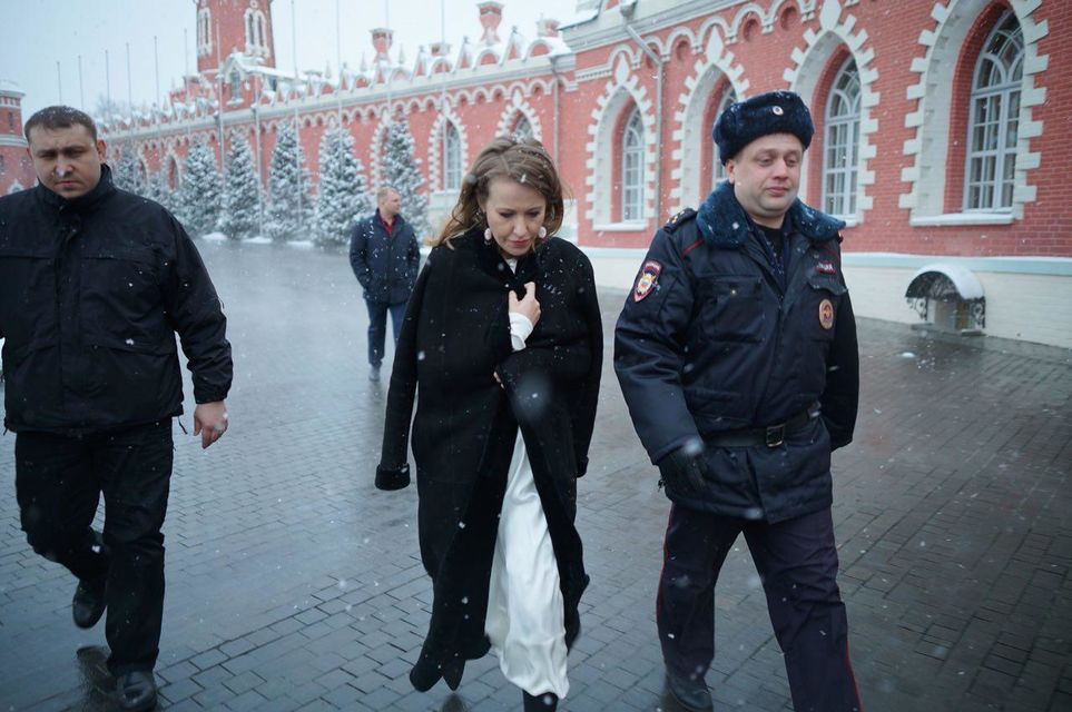 На Собчак напали 