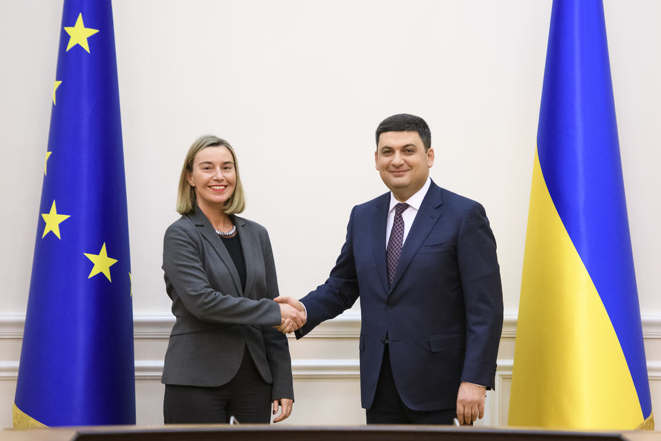 Федеріка Могеріні в Києві закликала РФ виконувати свої газові зобов'язання 