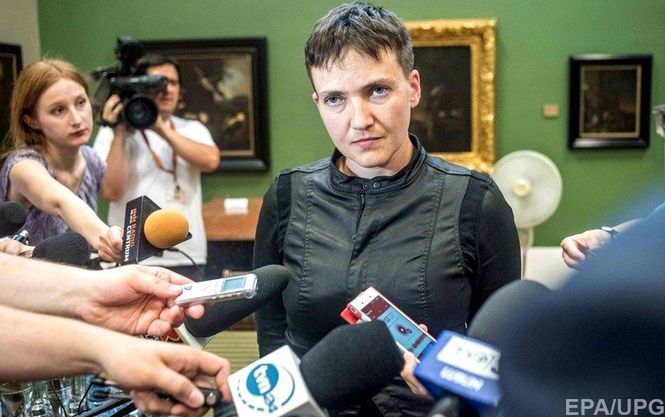 Савченко готова отказаться от ордена Героя Украины
