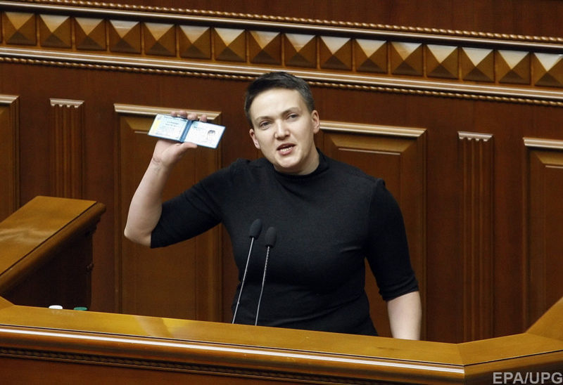 Савченко выступает в Раде 22 марта перед тем, как ее задержала СБУ