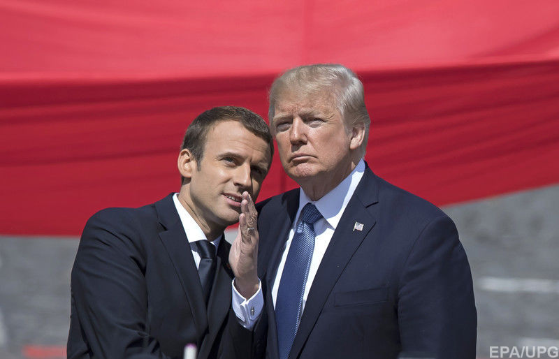 Макрон переконав Трампа не виводити американські війська з Сирії, однак такі плани все ж лишаються